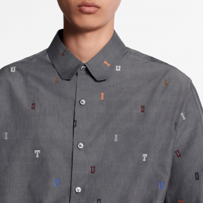 Louis Vuitton Regular Shirt With DNA Collar Fil Coupé